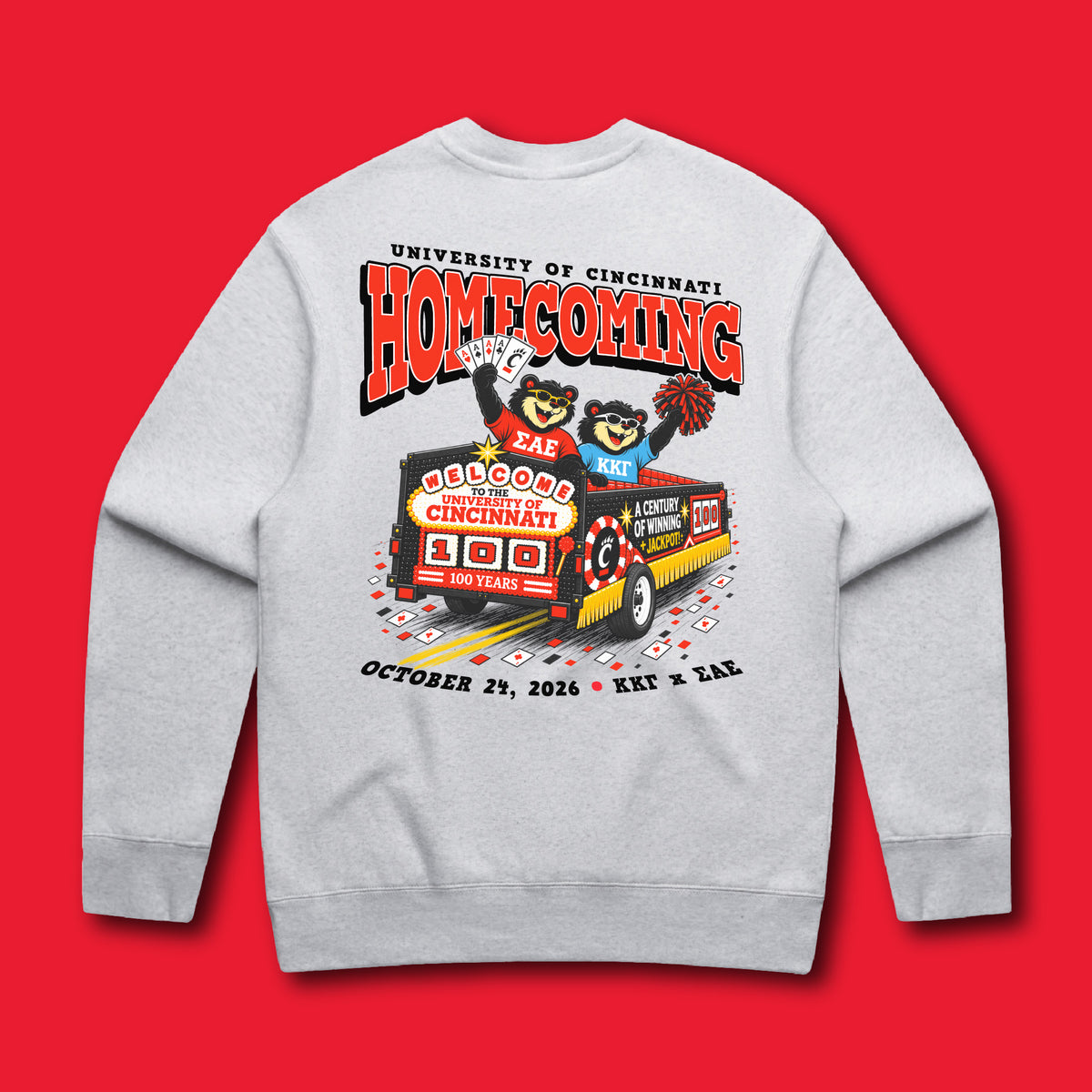 Cincy SAE x KKG 2026 Homecoming Crewneck