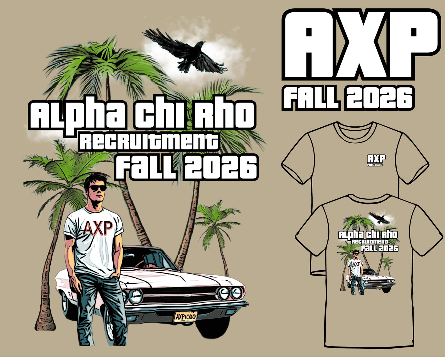 Montclair St. AXP 2026 Fall Rush S/S Tee