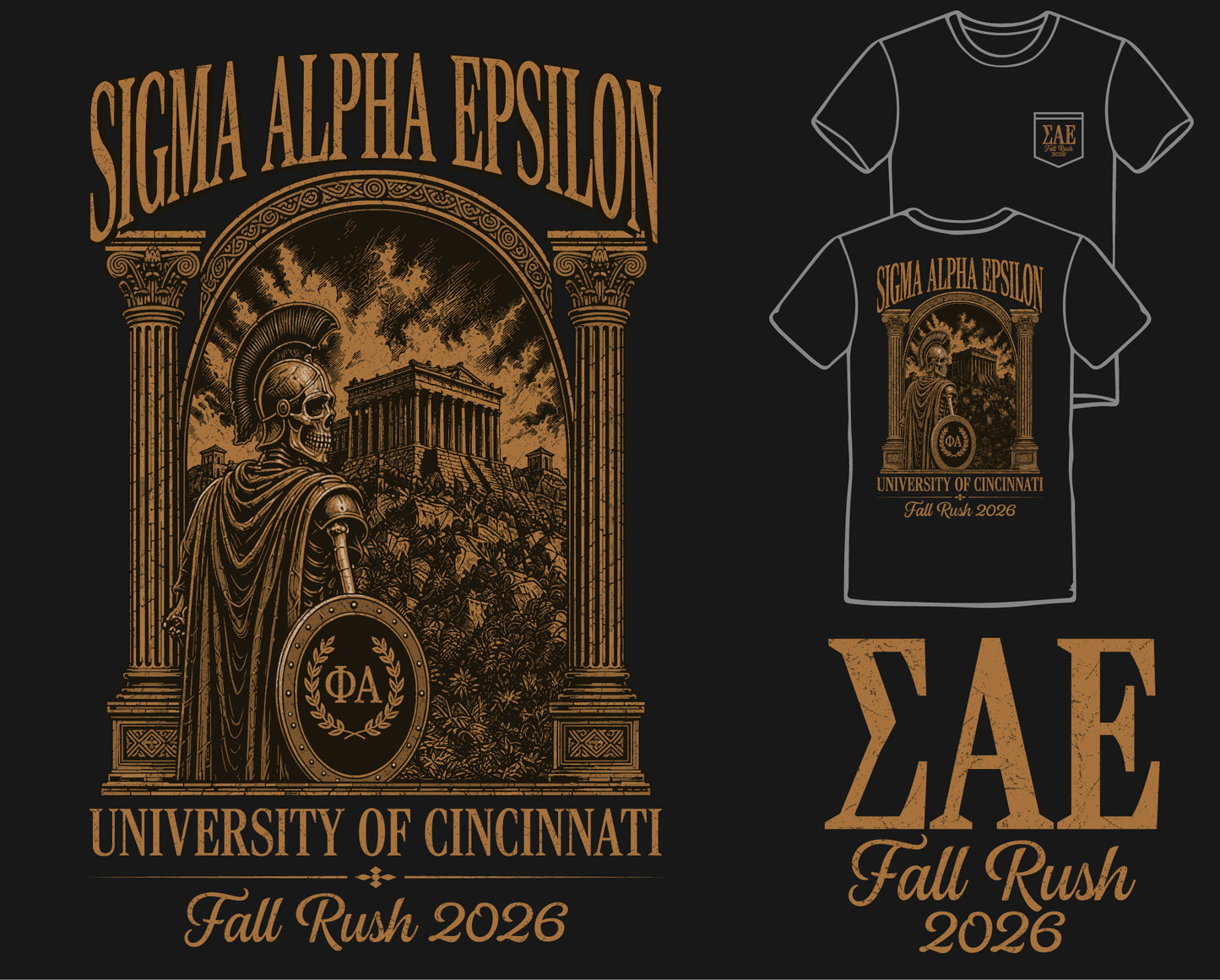 Cincy SAE 2026 Fall Rush S/S Pocket Tee
