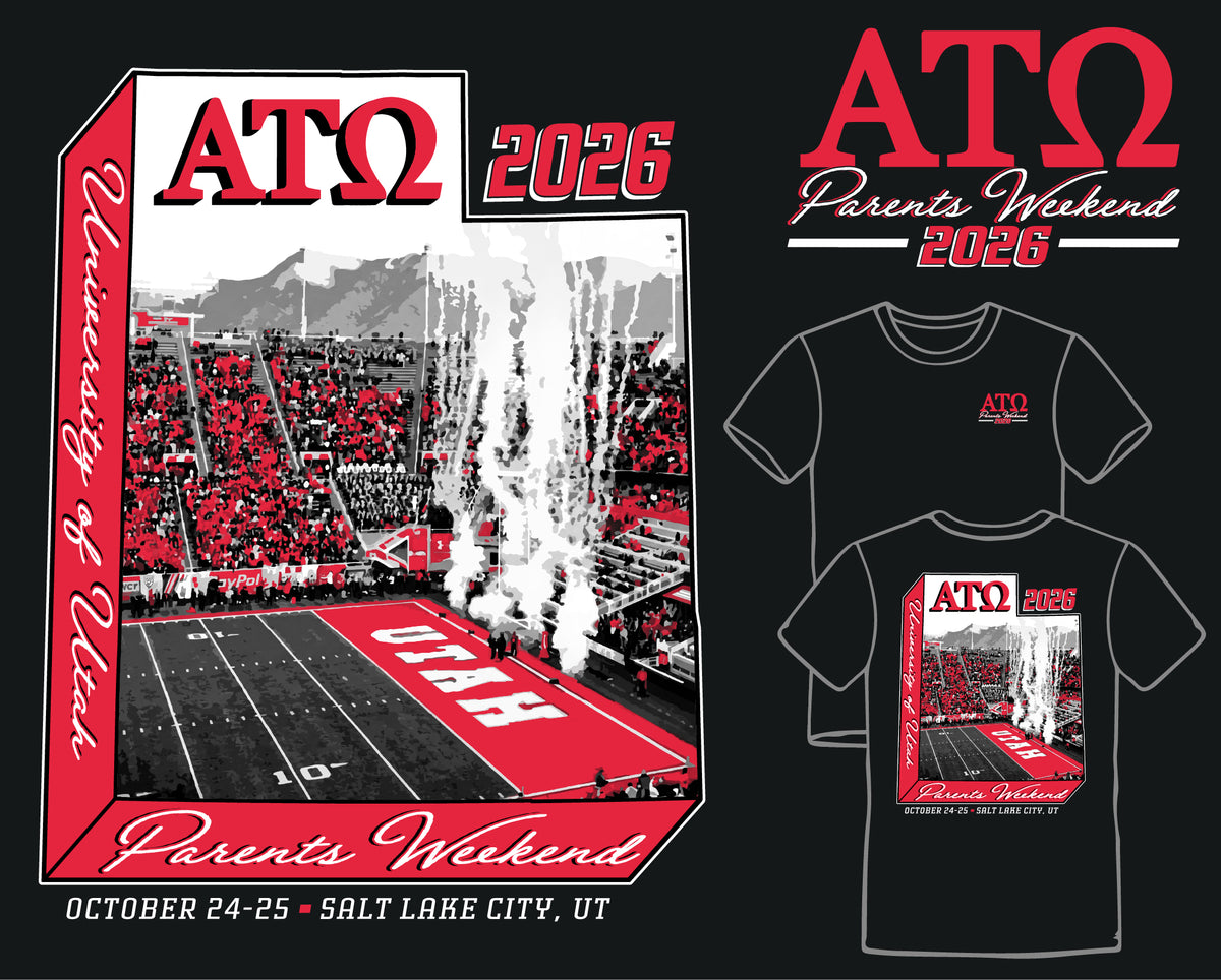 Utah ATO Fall 2026 Parents Weekend S/S Tee