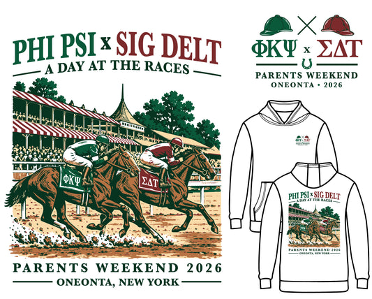 Oneonta Phi Psi x Sig Delt 2026 Parents Weekend Hoodie