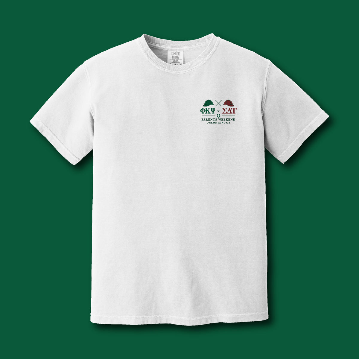 Oneonta Phi Psi x Sig Delt 2026 Parents Weekend S/S Tee