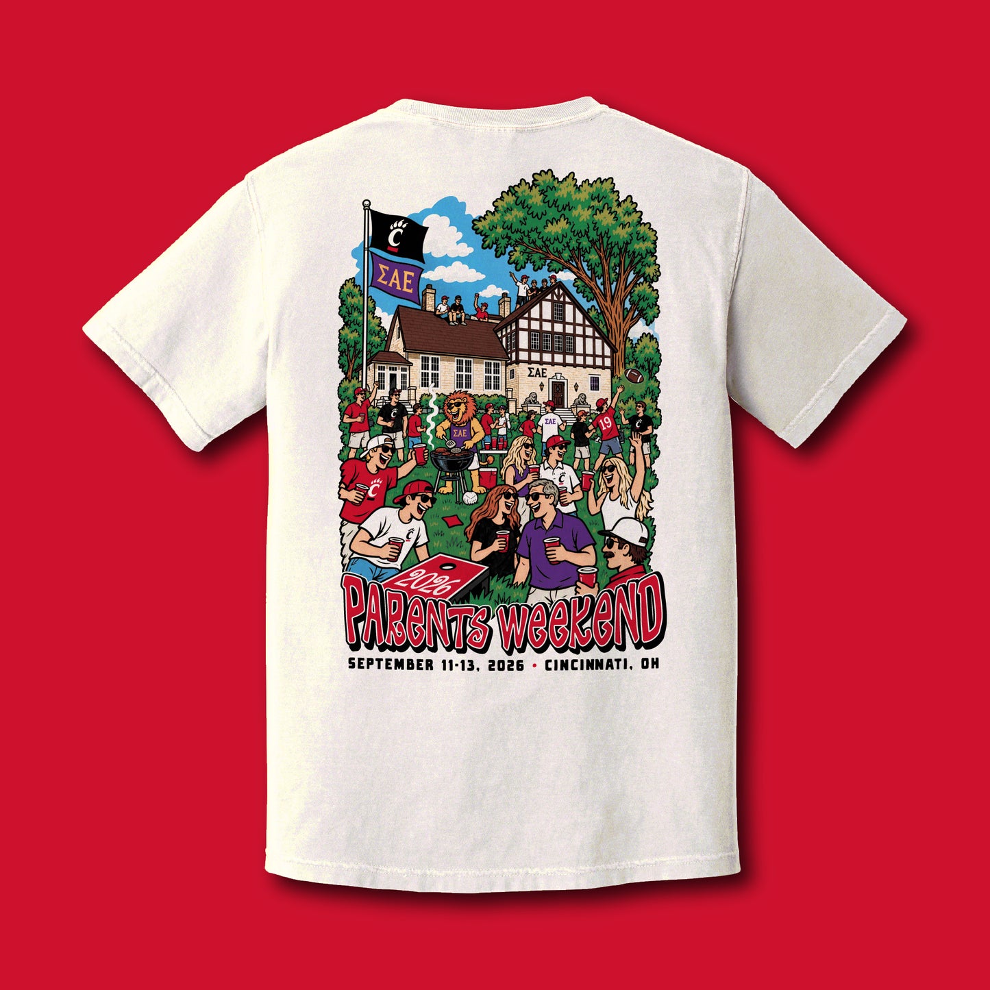 Cincy SAE Parents Weekend 2026 S/S Tee
