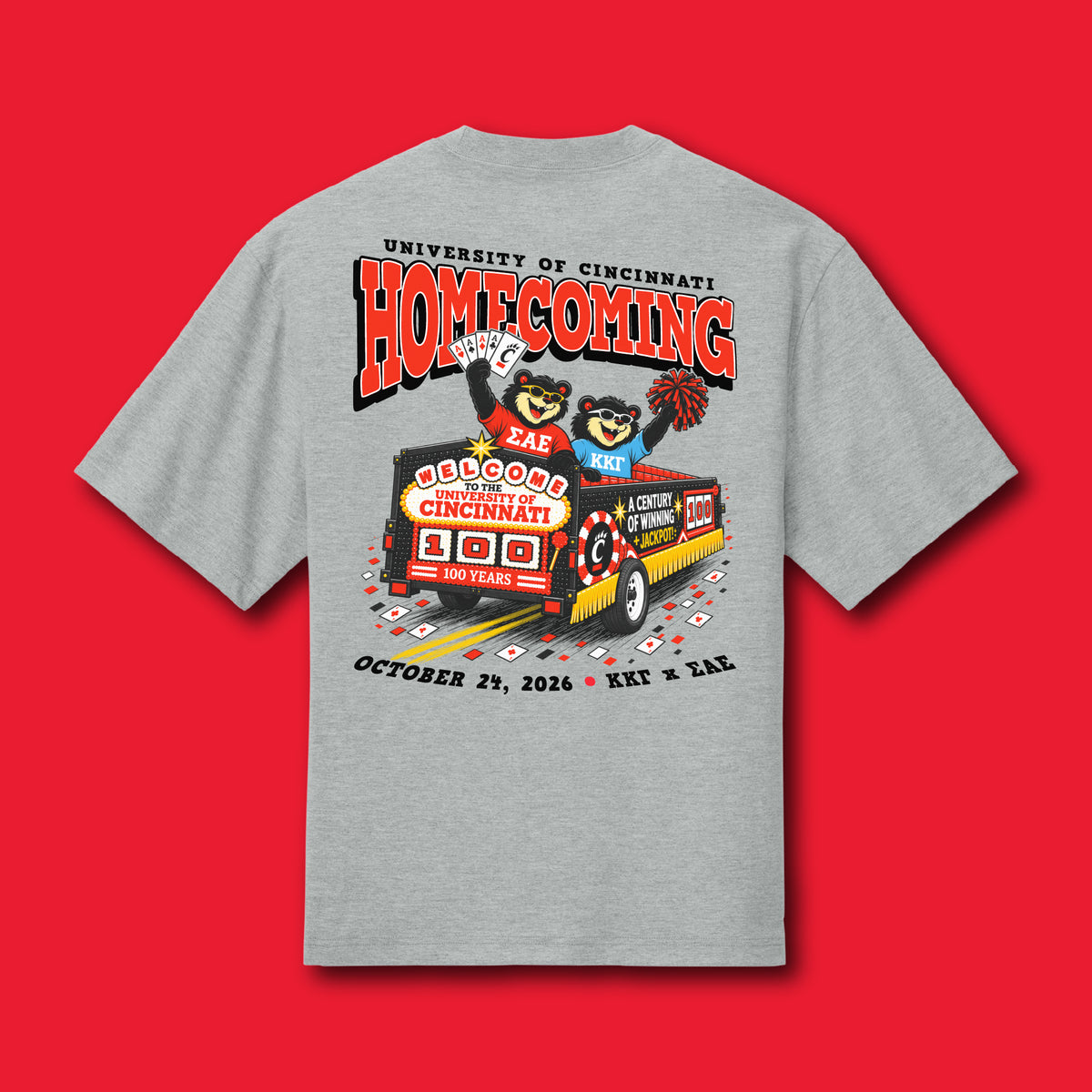 Cincy SAE x KKG 2026 Homecoming Tee