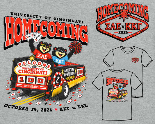 Cincy SAE x KKG 2026 Homecoming Tee