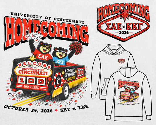 Cincy SAE x KKG 2026 Homecoming Hoodie