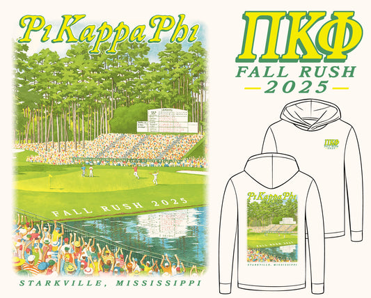 MS State Pi Kapp 2025 Fall Rush L/S Hooded Tee