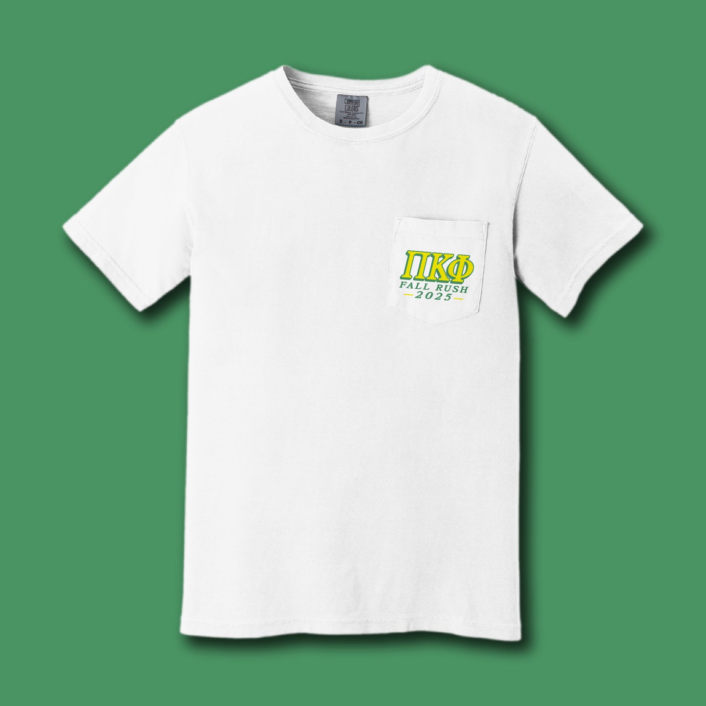 MS State Pi Kapp 2025 Fall Rush S/S Pocket Tee