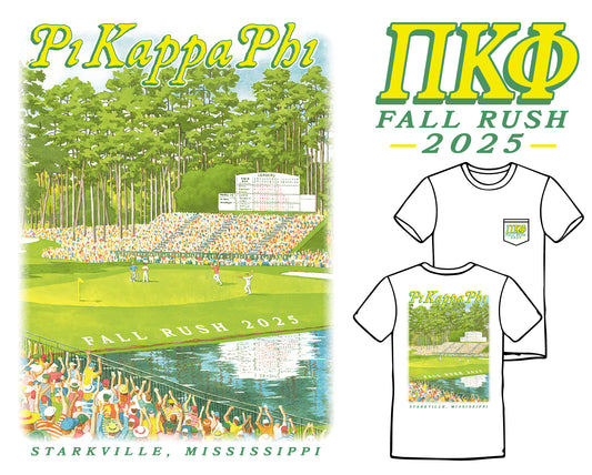 MS State Pi Kapp 2025 Fall Rush S/S Pocket Tee